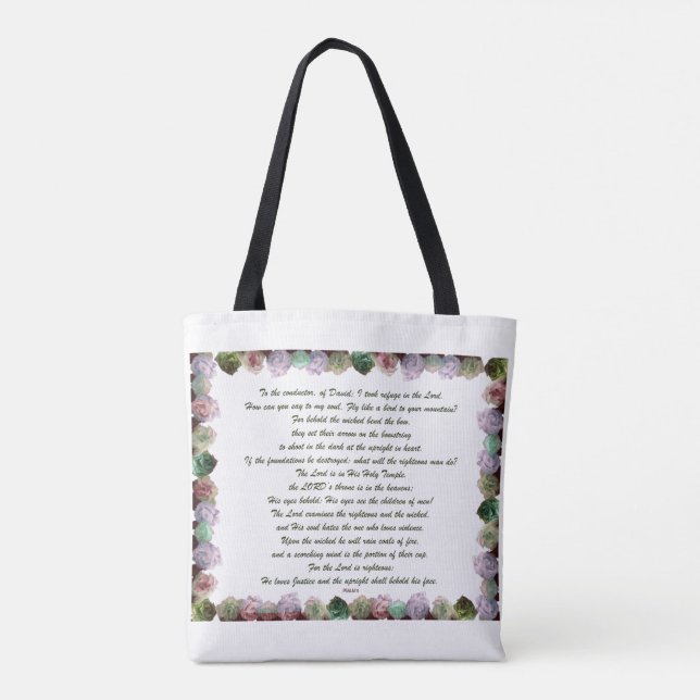 Skripture, Psalm 11, Colorful Roses (Rückseite)