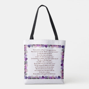 Skripture, Psalm 11, Purple Roses