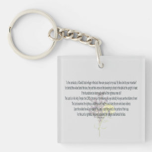 Skripture, Psalm 11, Schlüsselanhänger