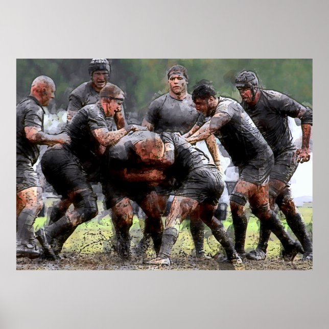 SKRUMMAGE RUGBY POSTER (Vorne)