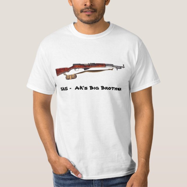 SKS Gewehr - großer Bruder AKS T-Shirt (Vorderseite)
