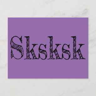 sksk postkarte