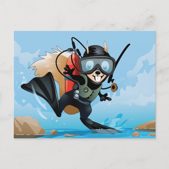 Skubadierfalke auf der Ansichtskarte Postkarte (Vorderseite)