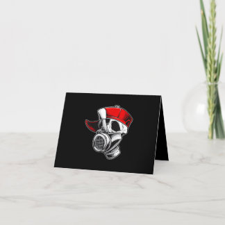 Skul Mask Baseball Cap Graffiti Boy Phantastisch Dankeskarte