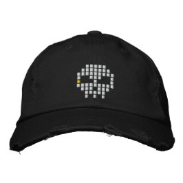 Skull 8 - Bit Bestickte Kappe