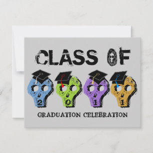 Skull-Abschluss-Klasse 2011 Einladung 5