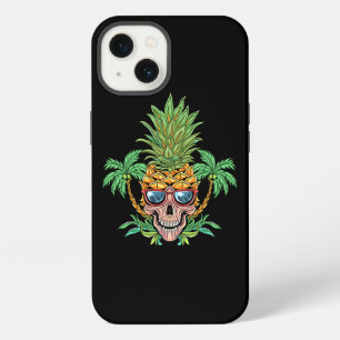 Skull Ananas Aloha Strände Hawaiianische Blume Haw iPhone 13 Hülle