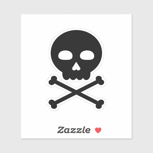 Skull and Bones Aufkleber (Blatt)