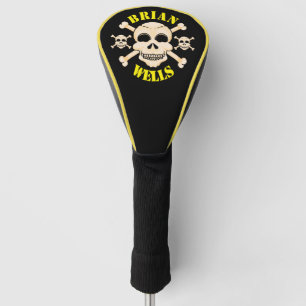 Skull and Crossbones Golf Head Cover (Treiber) Headcover