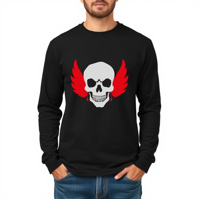 Skull and Feathers Art T-Shirt (Von Creator hochgeladen)
