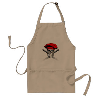 Skull and Koch Knicks: Red Hat Schürze