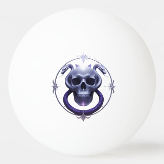 Skull and Snake Ping Pong Ball Tischtennisball