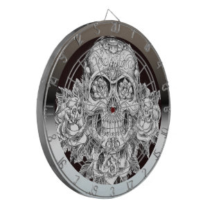 SKULL Art Dartboard Dartscheibe