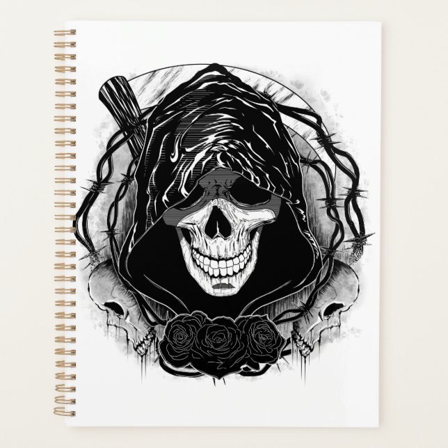 Skull Art Design Planer (Vorderseite)