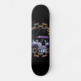 Skull Art Design Skateboard