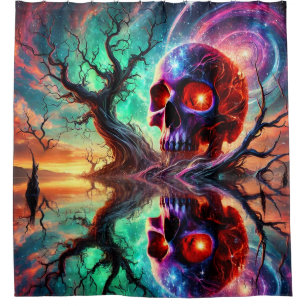 Skull Art Duschvorhang