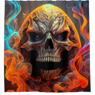 Skull Art Duschvorhang