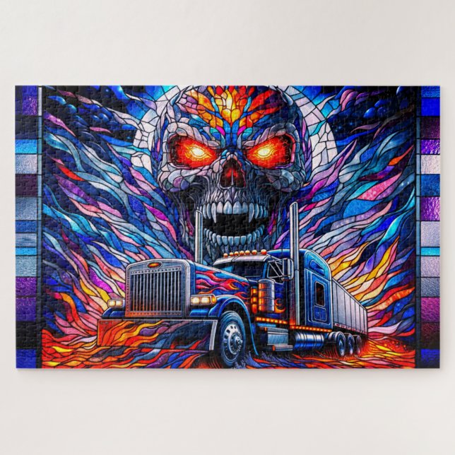 Skull Art Puzzle (Horizontal)