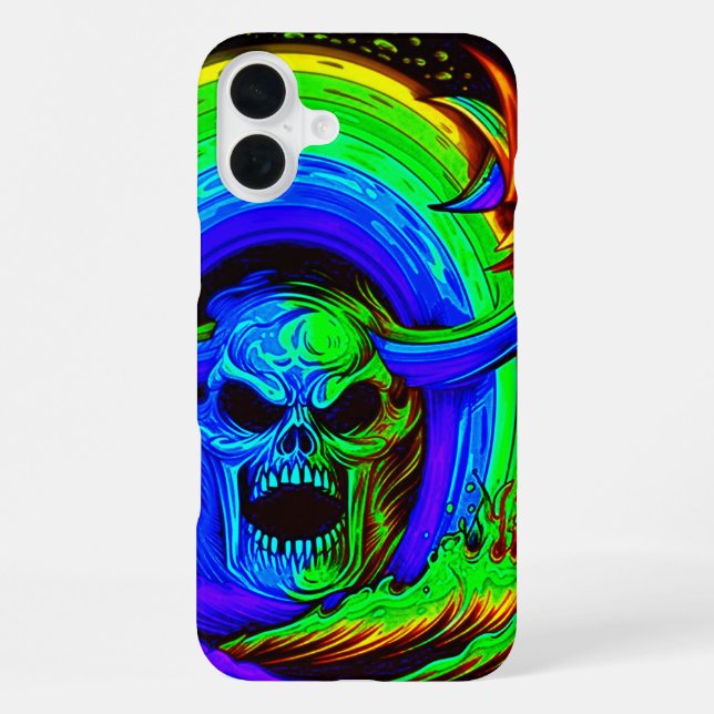 Skull Artwork Handy Case iPhone Hülle (Rückseite)