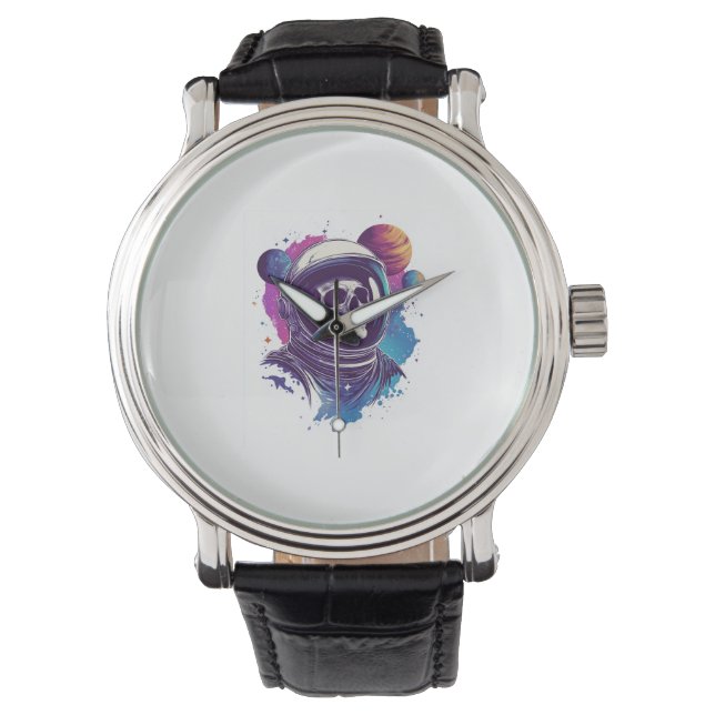 Skull Astronaut Explorer Armbanduhr (Vorderseite)