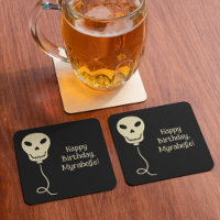 Skull Balloon Goth Birthday Party