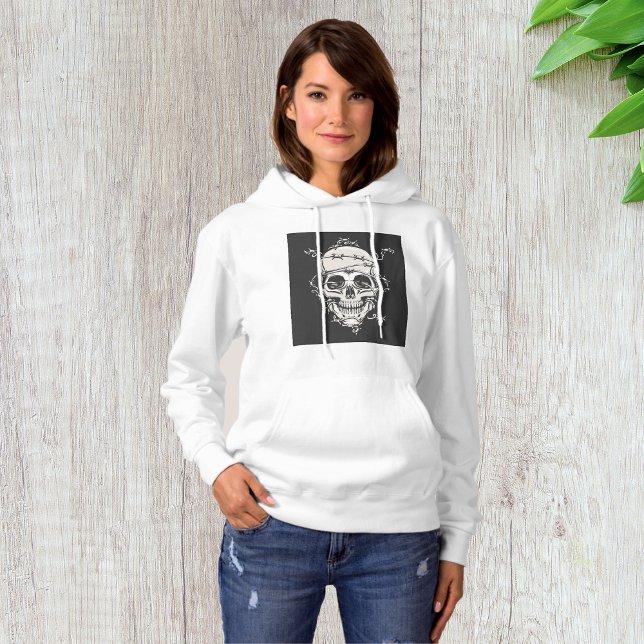 Skull Barbed Wire Hoodie (Von Creator hochgeladen)