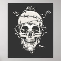 Skull Barbed Wire