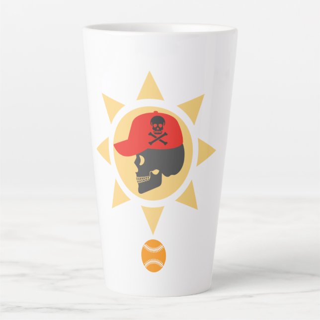 Skull Baseball Milchtasse (Vorderseite)