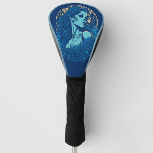 Skull Beauty Gothic Portrait Golf Headcover