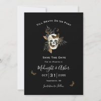 Skull bis zum Tod machen uns Save the Date Teil