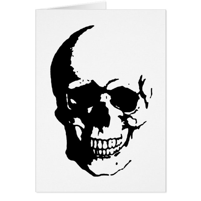 Skull - Black & White Metal Fantasy Art (Vorne)