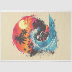 Skull Bones Surf Rider #4 Seidenpapier