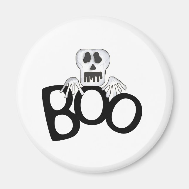 Skull Boo Magnet (Vorne)