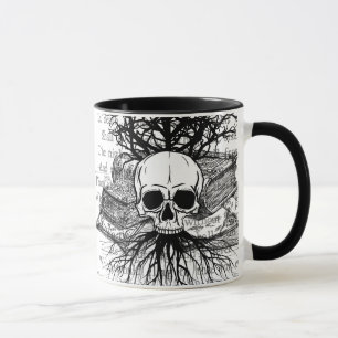 Skull & Books Tasse