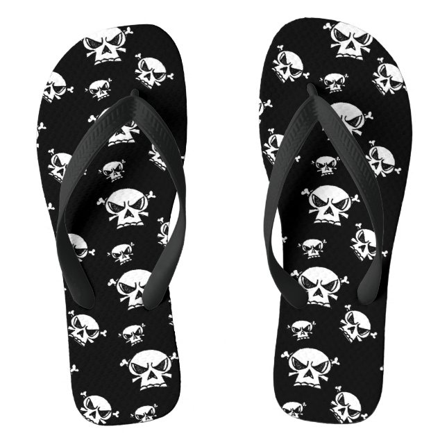 Skull Boys Flip Flops (Fußbett)