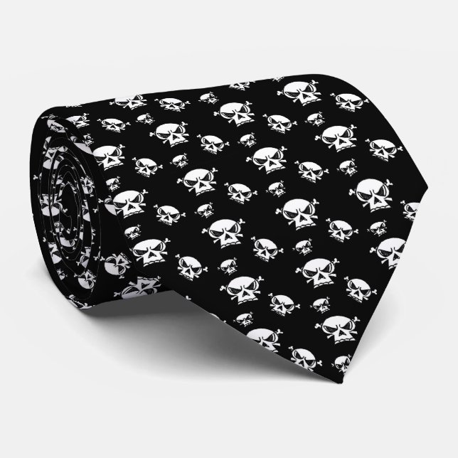 Skull Boys Necktie Krawatte (Gerollt)