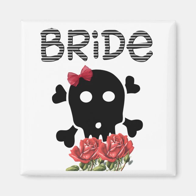 Skull Bride Magnet (Vorne)