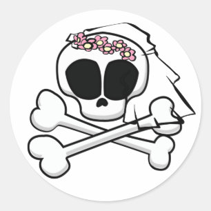 Skull Bride Stickers