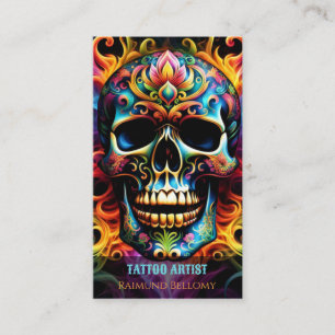Skull Business Card Visitenkarte