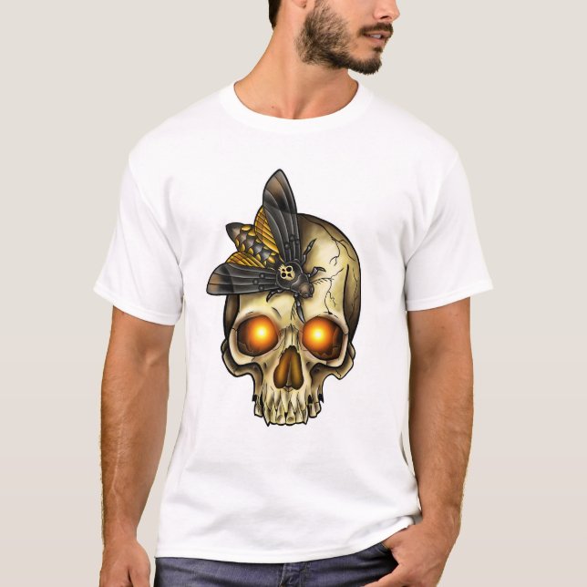 Skull Butterfly T-Shirt (Vorderseite)