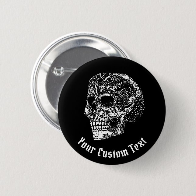 Skull-Button Button (Vorne & Hinten)
