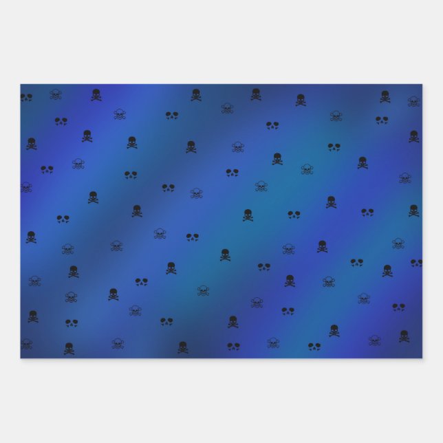 Skull cadeau papier set (Vorderseite)