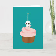 Skull Cake Karte