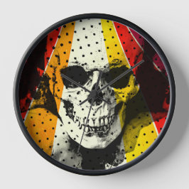 Skull Candy Carnival Wall Uhr