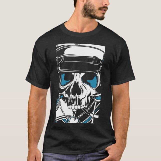Skull Captain T-Shirt (Vorderseite)