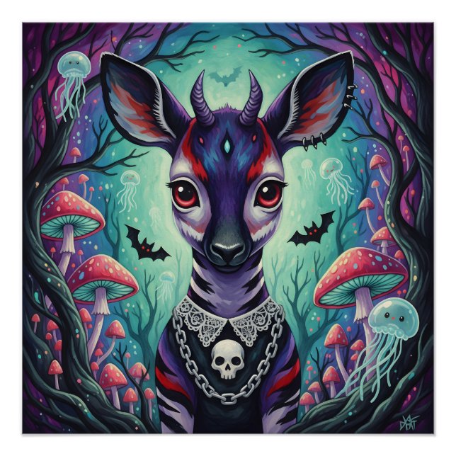 Skull-Charmed Seer Poster (Vorderseite)