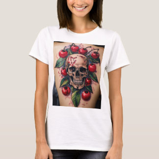 Skull Cherries Tattoo: Eine fette Mischung aus Sch T-Shirt