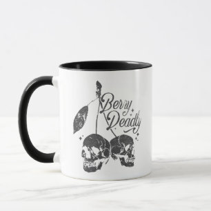 Skull Cherry Spooky und Sweet Gothic Halloween Tasse