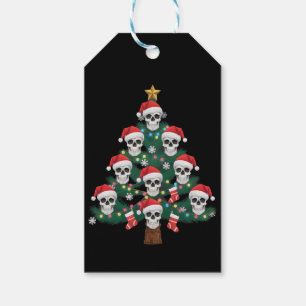 Skull Christmas Tree Pajama Cool Skeleton Santa Geschenkanhänger