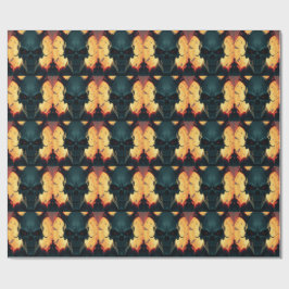 Skull Comic Style Illustration Fantasy Art Geschenkpapier